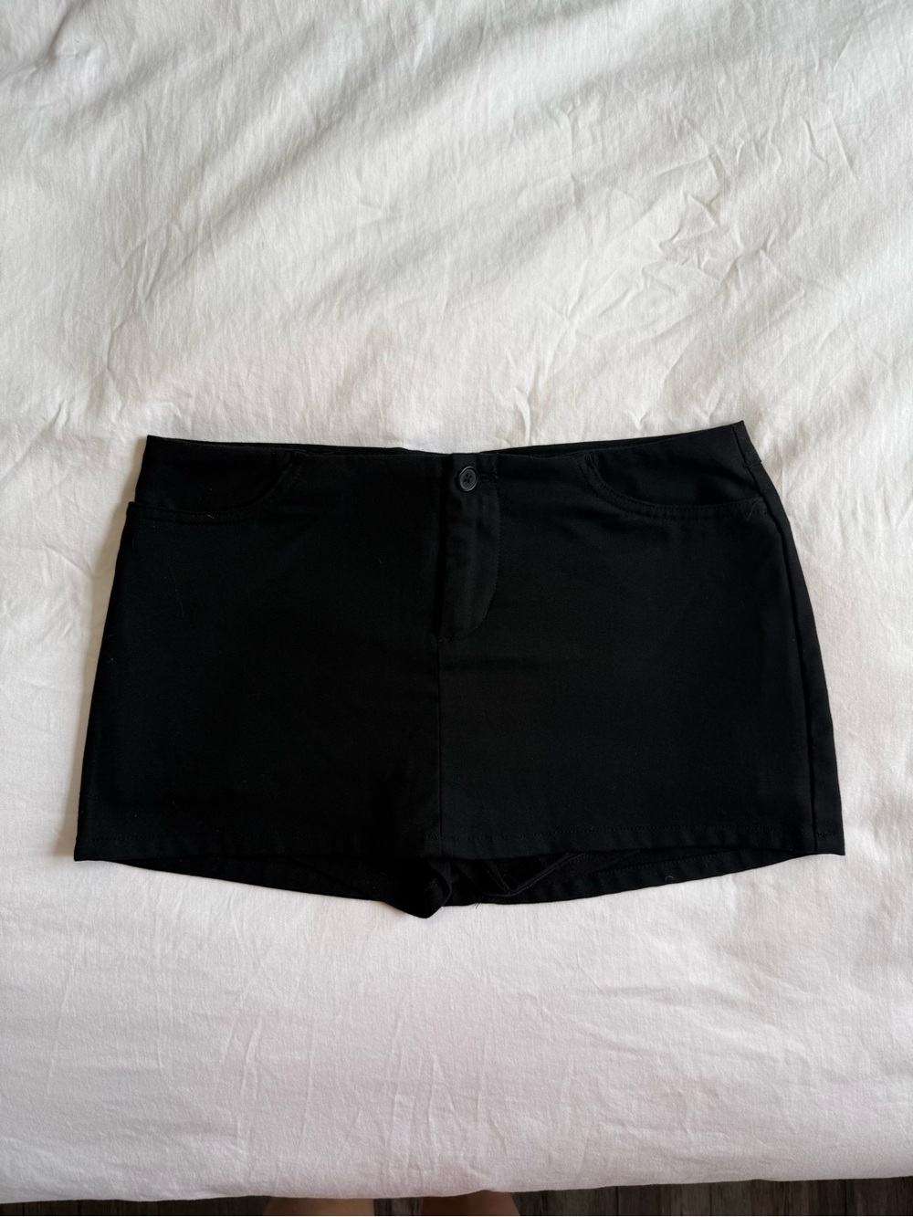 Brandy Melville Black Stretch Knit Skort - Classic Everyday Style